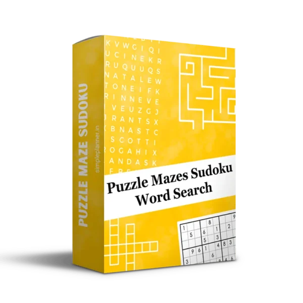 Puzzle Maze Sudoku activity sheet