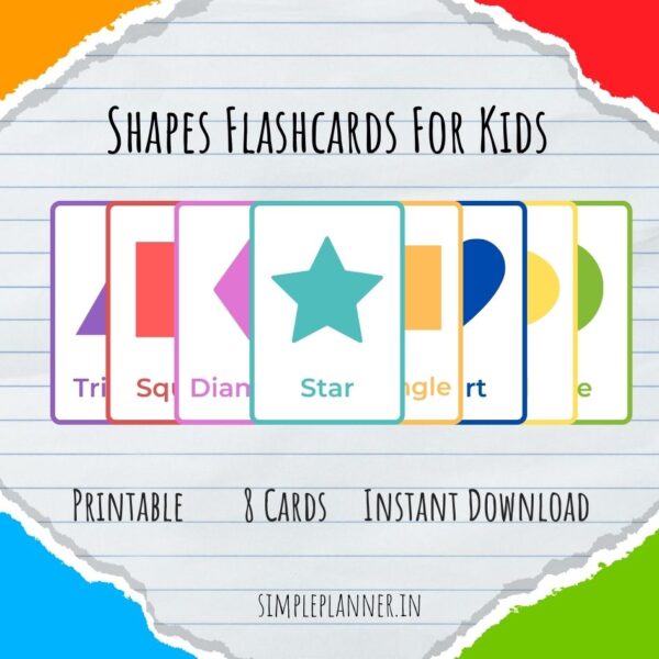 Shapes Flashcards for Kids